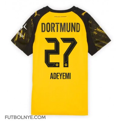 Camiseta Borussia Dortmund Karim Adeyemi #27 Primera Equipación para mujer 2025-26 manga corta Camiseta Borussia Dortmund Karim Adeyemi #27 Primera Equipación para mujer 2025-26 manga corta